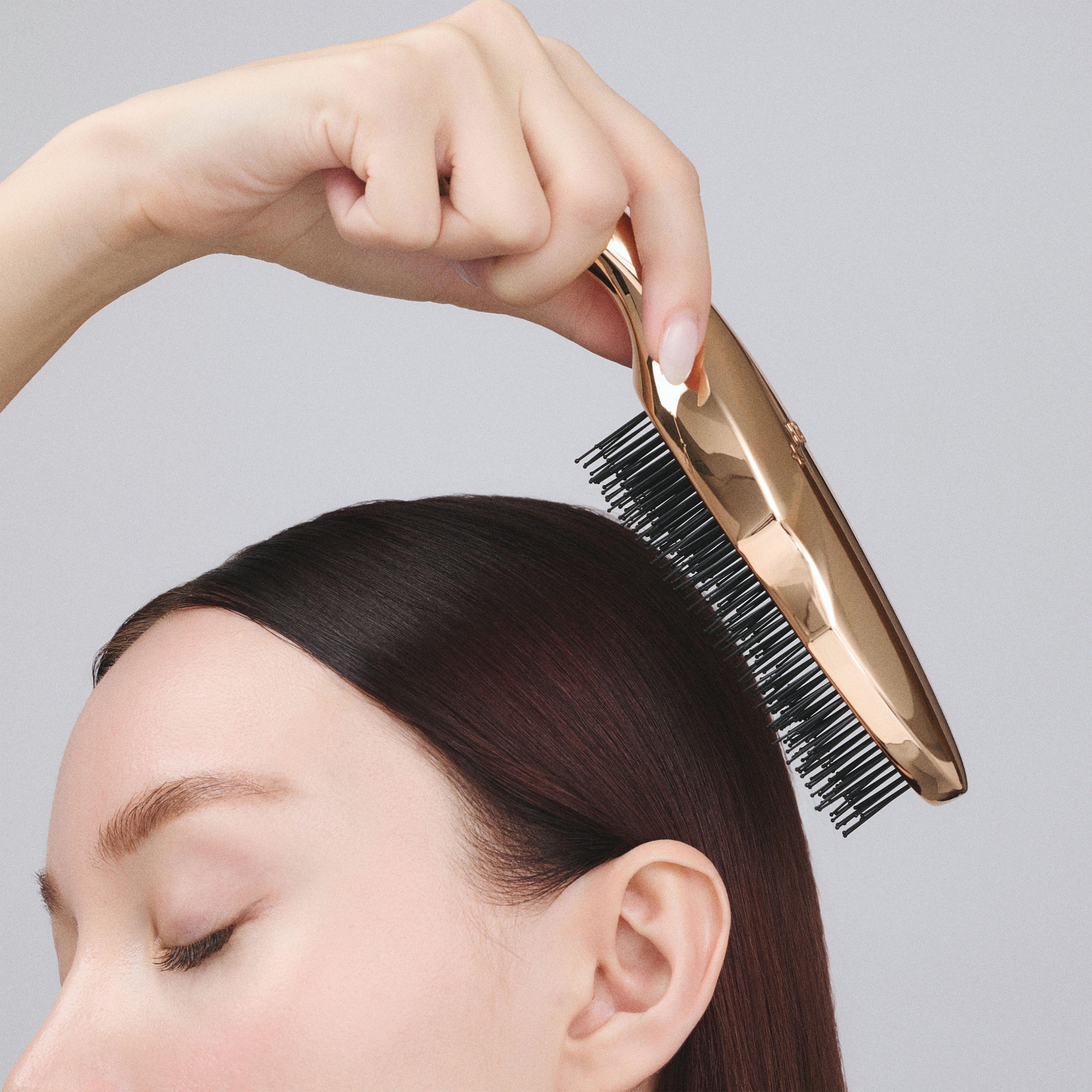 【リニューアル】HAIRSTAR イオンスターブラシ PRO ピンクゴールド