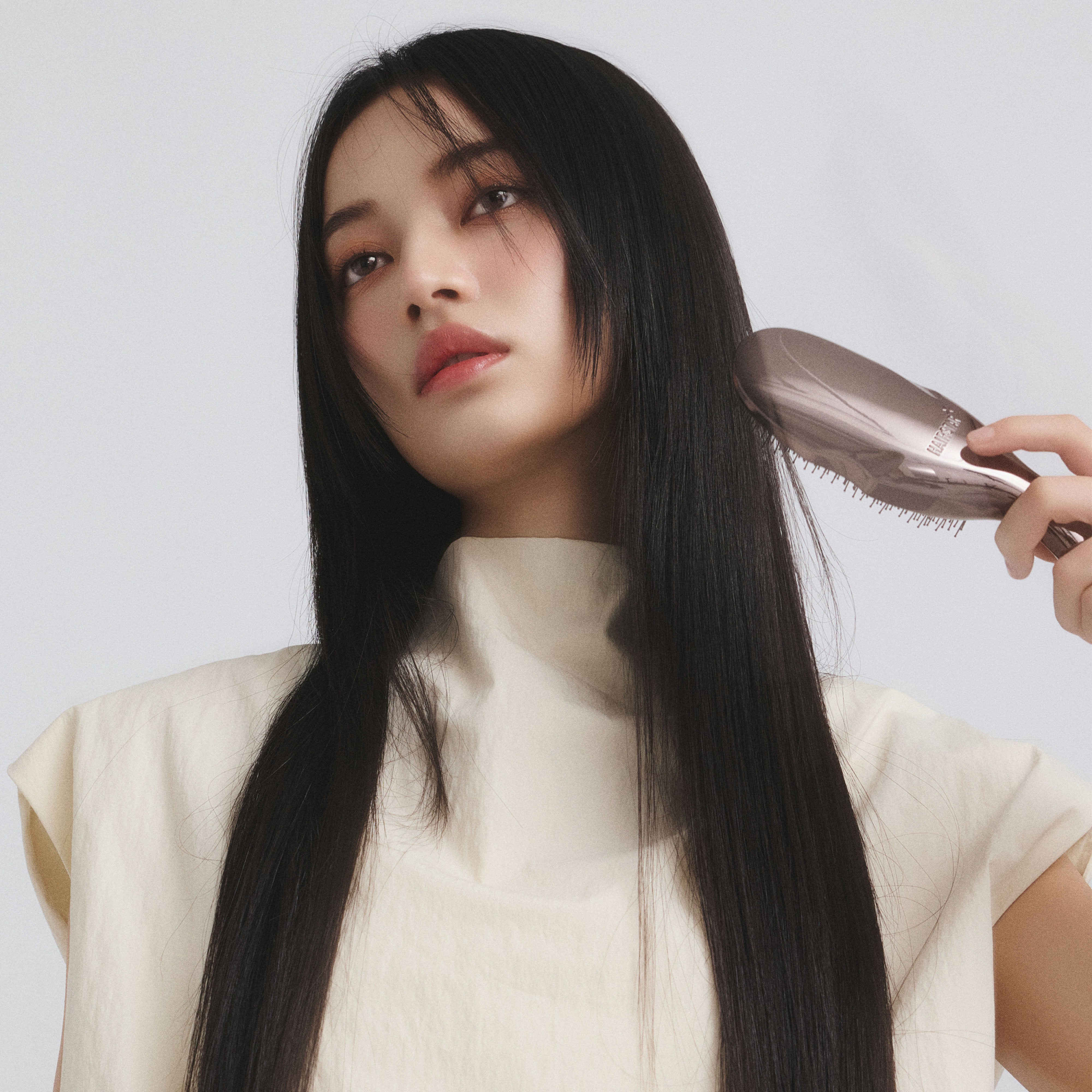 【ヘアサロン専売品】HAIRSTAR イオンスターブラシ PRO クロームブラック