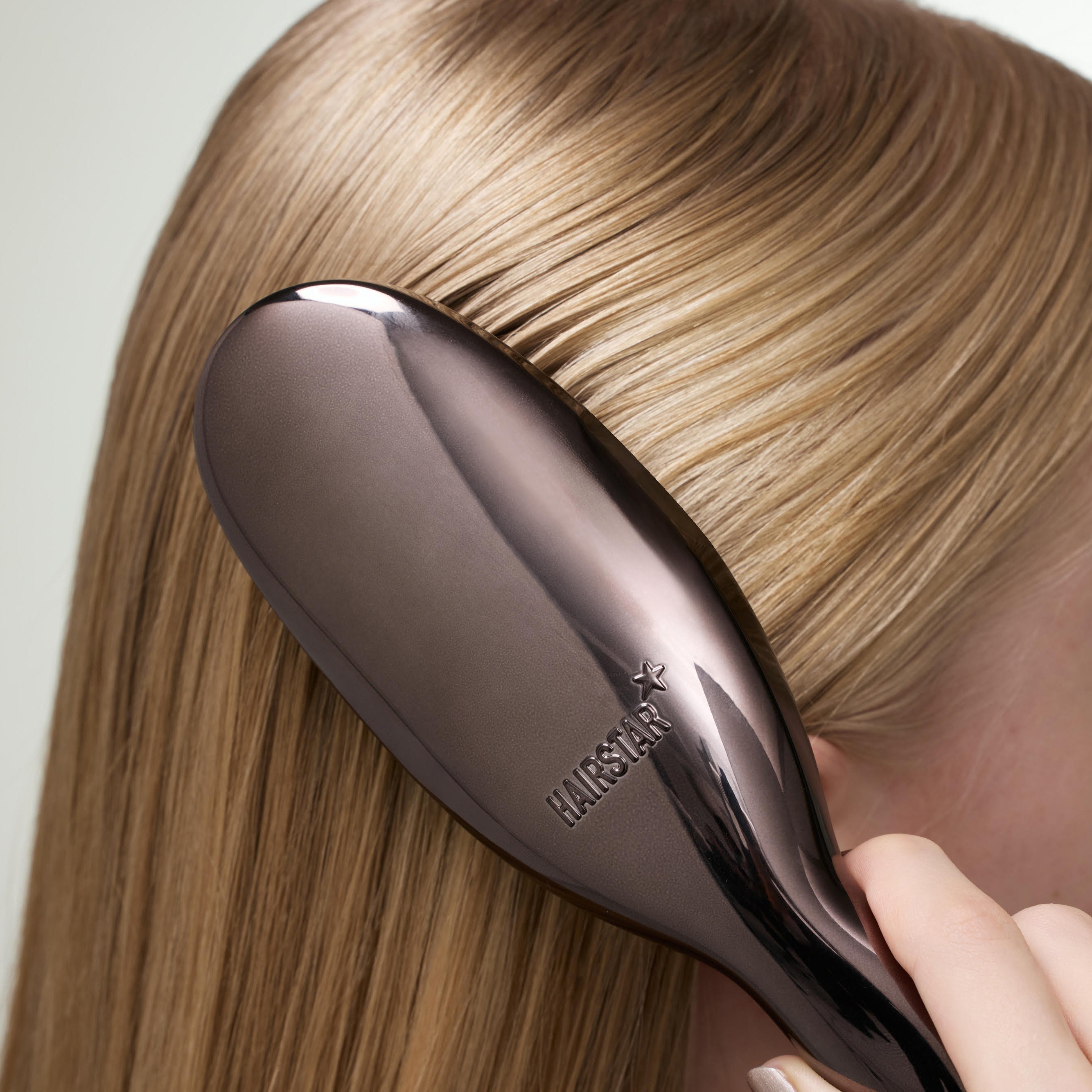 HAIRSTAR イオンスターブラシ クロームブラック