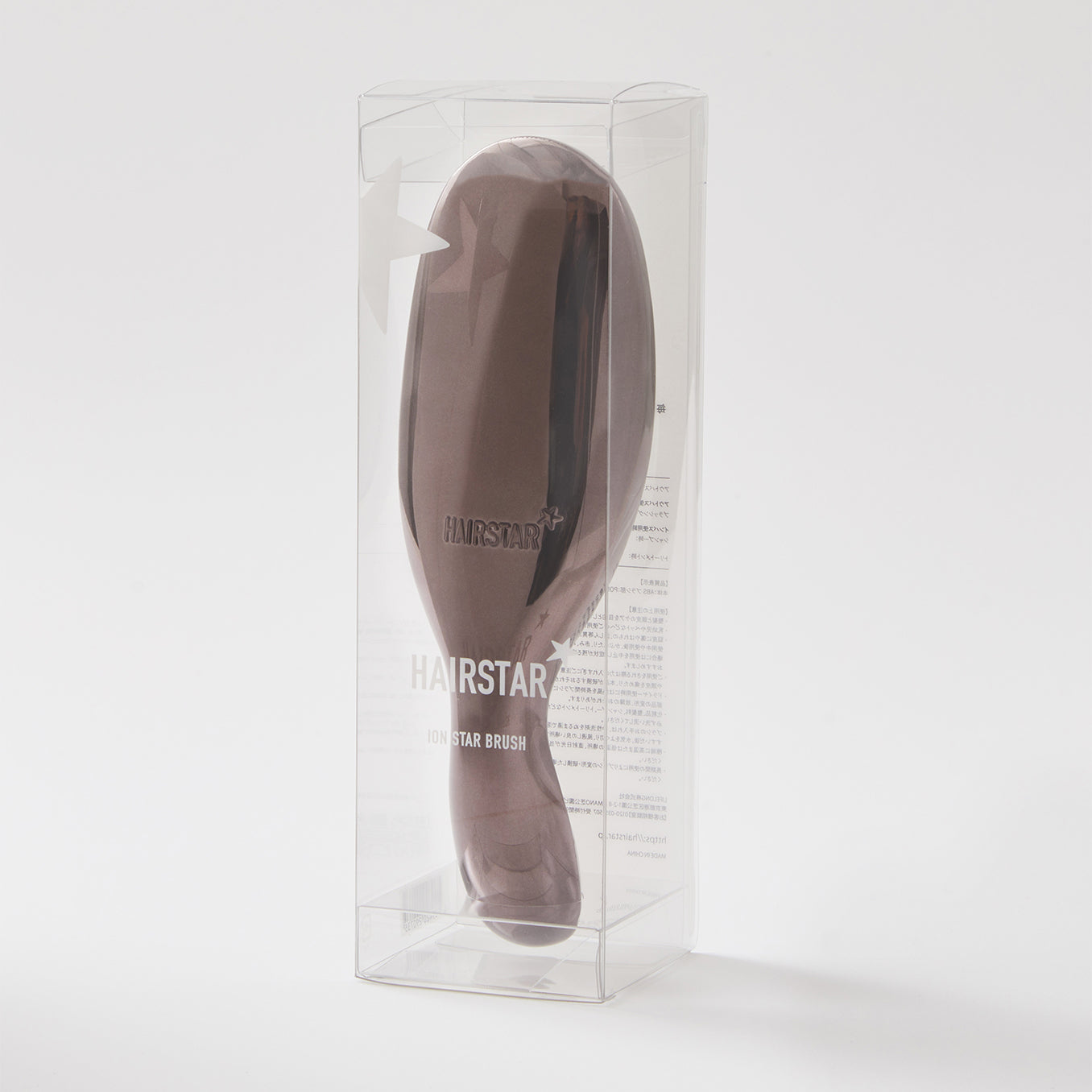 HAIRSTAR イオンスターブラシ クロームブラック