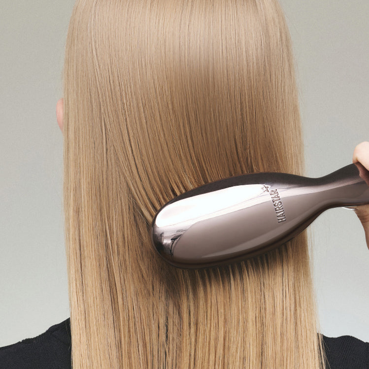 HAIRSTAR イオンスターブラシ クロームブラック