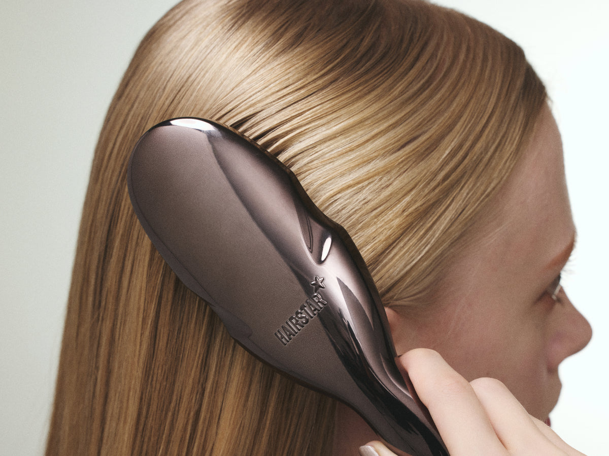 リニューアル】HAIRSTAR イオンスターブラシ PRO クロームブラック