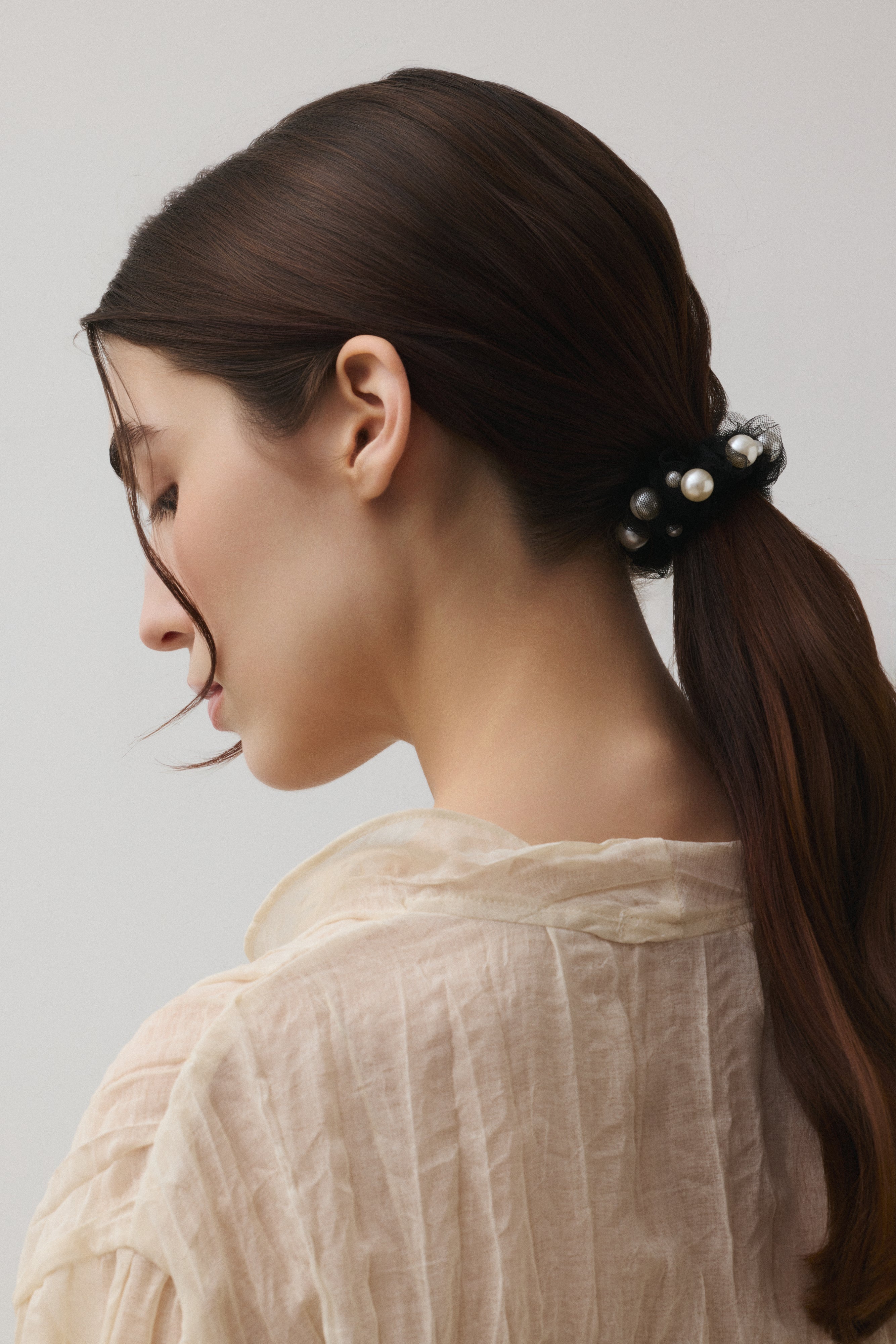 HAIRSTAR シアーパールヘアゴムWH