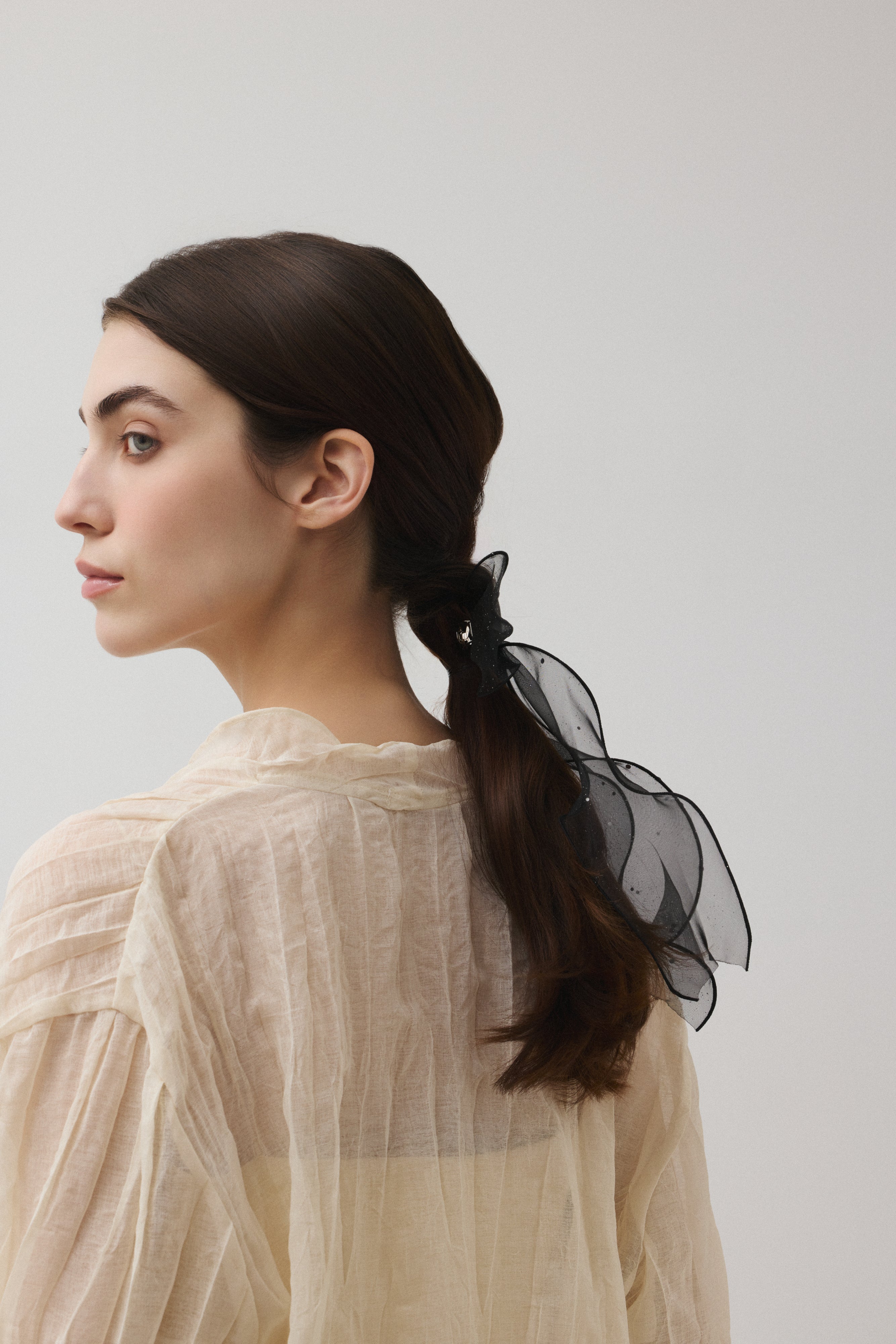 HAIRSTAR シアーリボンバレッタ